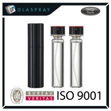 SOLE Soprano Shiny Black 30ml Refillable Fragrance Atomizer